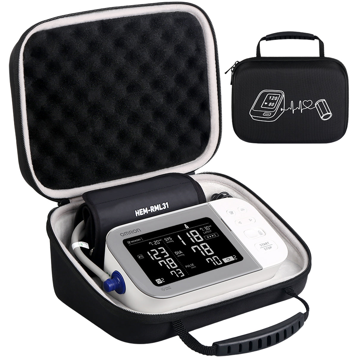 Omron 7 Series Digital Wireless Upper Arm Blood Pressure Monitor, 1 ct -  Fry's Food Stores